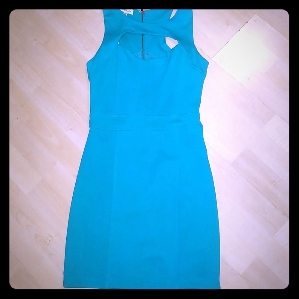 Bebe sexy green dress